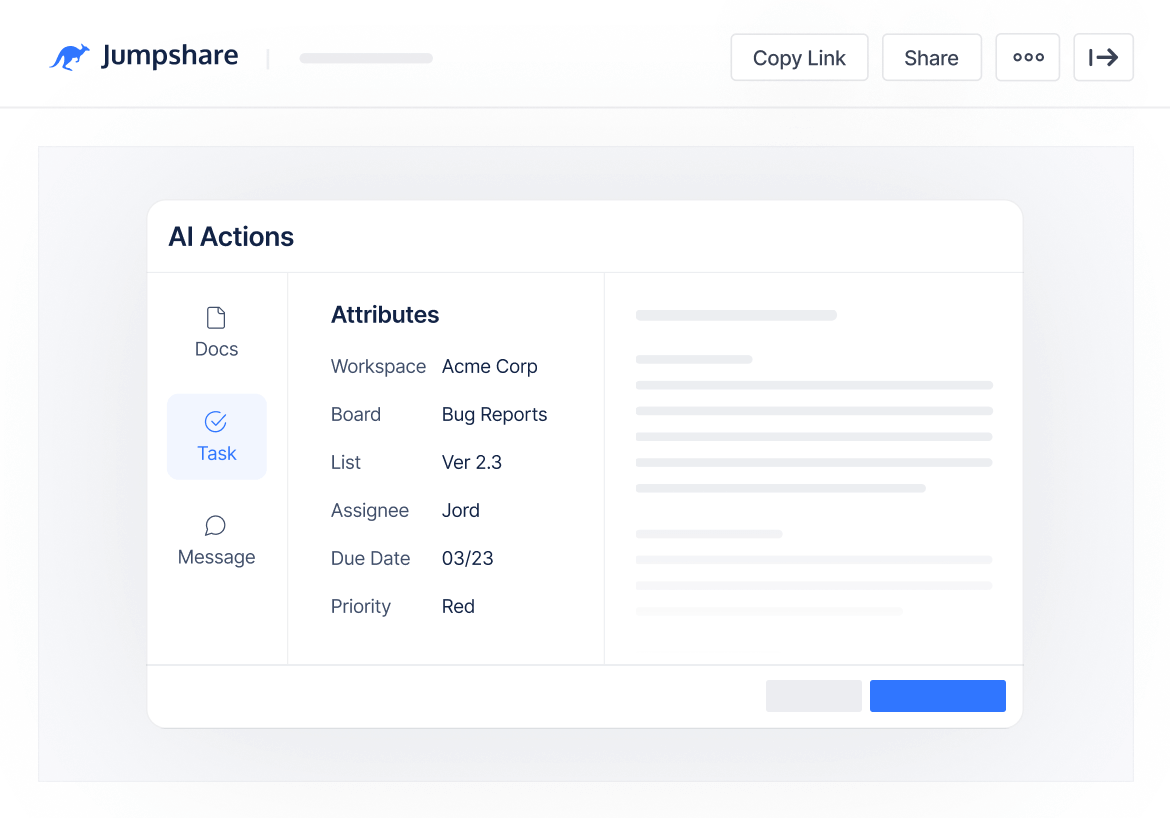AI Task Manager for Videos | Jumpshare