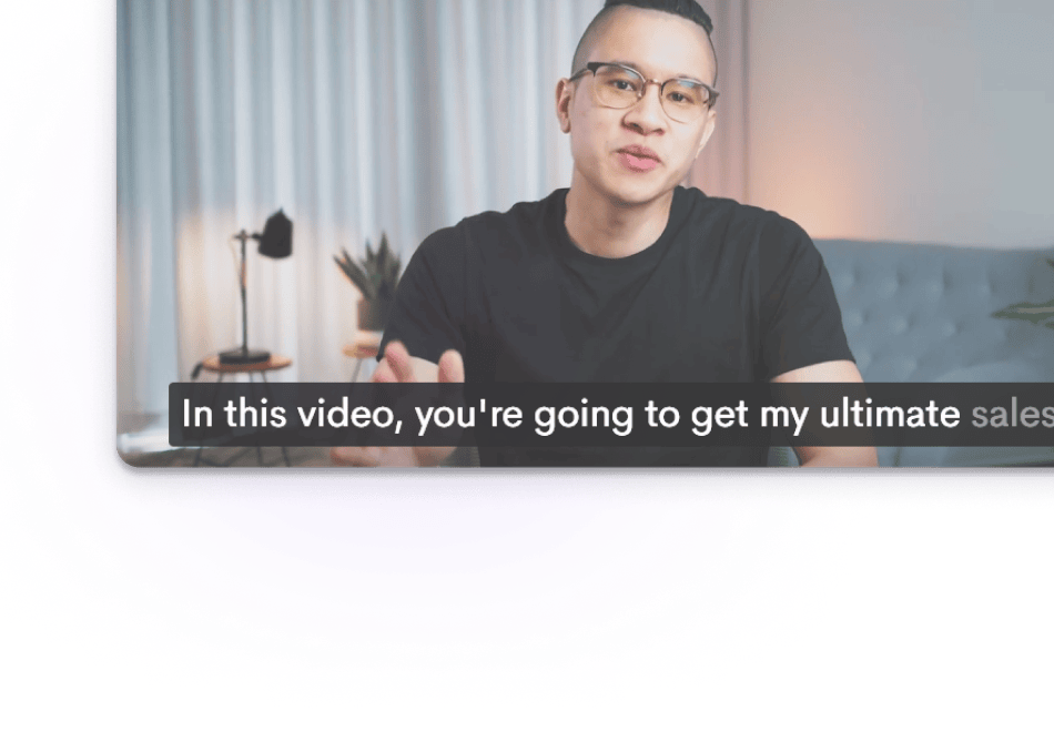 Flawless captions and transcriptions on video