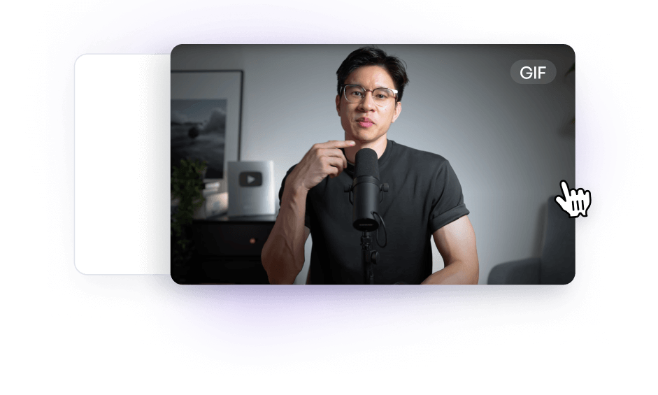 Custom video thumbnail for screen recordings